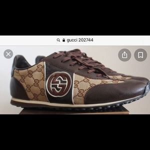 Gucci, Size: 8.5, Style Type: Beige/Ebony